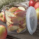 Carlisle 1 qt Round Food Storage Container - Stackable, Clear (1076107) thumbnail 5