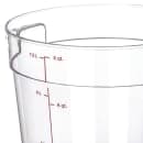 Carlisle 8 qt Round Container - Clear (1076607) thumbnail 4