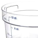 Carlisle 12 qt Round Container - Clear (1076707) thumbnail 4