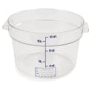 Carlisle 12 qt Round Container - Clear (1076707) thumbnail 5