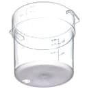 Carlisle 18 qt Round Container - Clear (1076807) thumbnail 3
