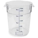 Carlisle 22 qt Round Container - Clear (1076907) thumbnail 5