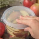Carlisle 1 qt Round Food Storage Lid - Translucent (1077030) thumbnail 5