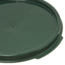 Carlisle Food Storage Lid, for 2 & 4 qt Containers, Round, Forest Green (1077108) thumbnail 3