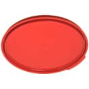 Carlisle Food Storage Lid, for 6 & 8 qt Containers, Round, Red (1077205) thumbnail 3