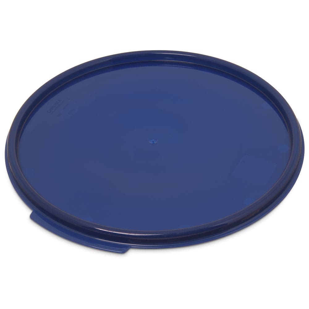 Carlisle 12/18/22 qt Round Food Storage Lid - Blue (1077360)