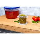 Carlisle 1 qt Round Storage Container - Clear (1096130) thumbnail 5