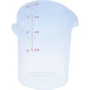 Carlisle 8 qt Round Storage Container - Clear (1096630) thumbnail 2