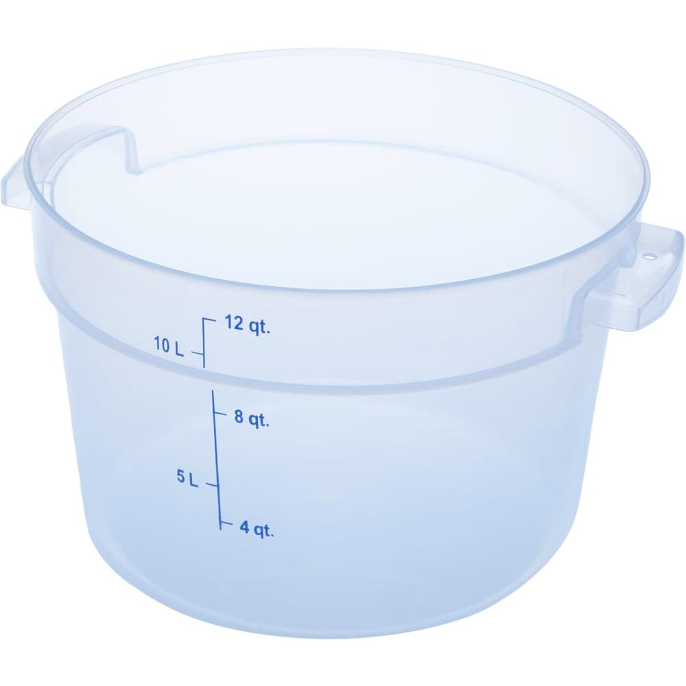 Carlisle 12 qt Round Storage Container - Clear (1096730)