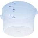 Carlisle 12 qt Round Storage Container - Clear (1096730) thumbnail 2