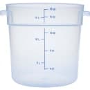 Carlisle 18 qt Round Storage Container - Clear (1096830) thumbnail 3