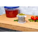 Carlisle 1 qt Round Storage Container - White (1097102) thumbnail 5