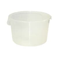 Carlisle 12 qt Round Storage Container - White (1097702) thumbnail 7