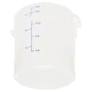 Carlisle 18 qt Round Storage Container - White (1097802) thumbnail 2