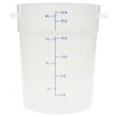 Carlisle 22 qt Round Storage Container - White (1097902) thumbnail 3
