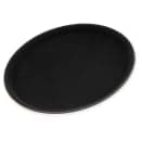 Carlisle 11 1/4" Round Serving Tray - Rubber Liner, Black (1100GL004) thumbnail 2