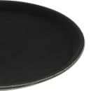 Carlisle 11 1/4" Round Serving Tray - Rubber Liner, Black (1100GL004) thumbnail 3