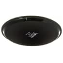 Carlisle 11 1/4" Round Serving Tray - Rubber Liner, Black (1100GL004) thumbnail 4