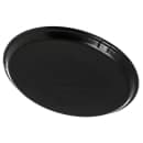 Carlisle 11" Round Griptite™ 2 Serving Tray - Fiberglass, Black (1100GR2004) thumbnail 4