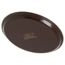 Carlisle 11" Round Griptite™ 2 Serving Tray - Fiberglass, Brown (1100GR2076) thumbnail 4