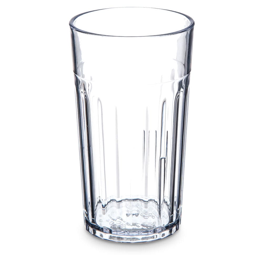 Carlisle 4 oz Clear Fluted Plastic Tumbler (110407)