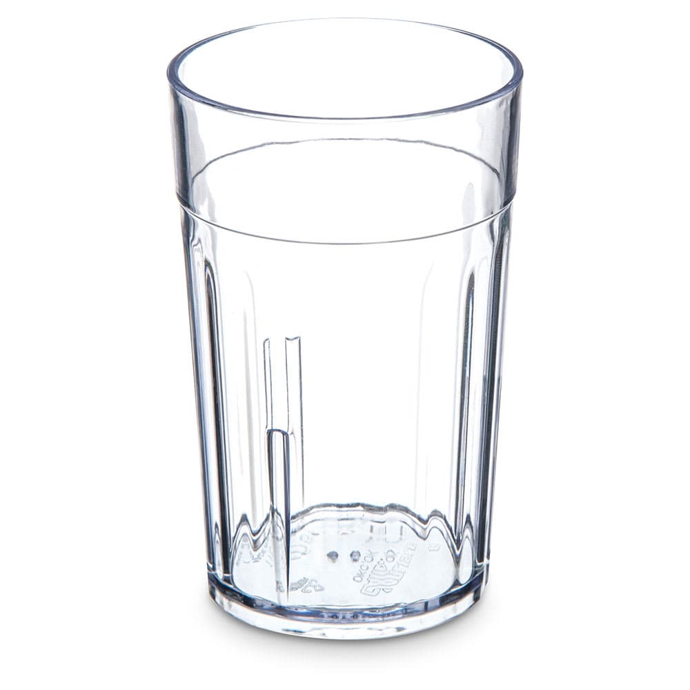Carlisle 5 oz Clear Fluted Plastic Tumbler (110507)