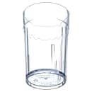 Carlisle 5 oz Clear Fluted Plastic Tumbler (110507) thumbnail 3
