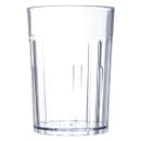 Carlisle 8 oz Clear Fluted Plastic Tumbler (110807) thumbnail 2