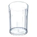 Carlisle 8 oz Clear Fluted Plastic Tumbler (110807) thumbnail 3