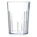 Carlisle 10 oz Clear Fluted Plastic Tumbler (111007) thumbnail 2