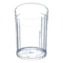 Carlisle 10 oz Clear Fluted Plastic Tumbler (111007) thumbnail 3