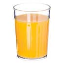 Carlisle 10 oz Clear Fluted Plastic Tumbler (111007) thumbnail 5