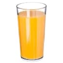 Carlisle 12 oz Clear Fluted Plastic Tumbler (111207) thumbnail 4