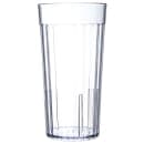 Carlisle 16 oz Clear Fluted Plastic Tumbler (111607) thumbnail 2