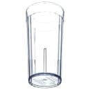 Carlisle 16 oz Clear Fluted Plastic Tumbler (111607) thumbnail 3
