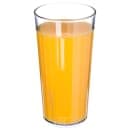 Carlisle 16 oz Clear Fluted Plastic Tumbler (111607) thumbnail 5