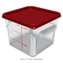 Carlisle 6 qt Square Food Storage Container - Clear (1195207) thumbnail 3
