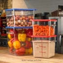 Carlisle 18 qt Square Food Storage Container - Clear (1195507) thumbnail 6