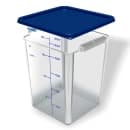 Carlisle 22 qt Square Food Storage Container - Polycarbonate, Clear (1195607) thumbnail 4