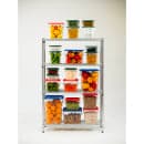 Carlisle 22 qt Square Food Storage Container - Polycarbonate, Clear (1195607) thumbnail 7
