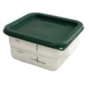 Carlisle 2 qt Square Food Storage Container - Polyethylene, Clear (11960PE02) thumbnail 3