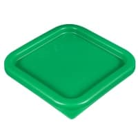Carlisle Lid for 2 to 4 qt Squares Food Storage Containers - Polyethylene, Forest Green (1197008) thumbnail 2