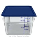 Carlisle Lid for 12 to 22 qt Food Storage Containers - Polyethylene, Royal Blue (1197260) thumbnail 2