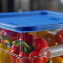 Carlisle Lid for 12 to 22 qt Food Storage Containers - Polyethylene, Royal Blue (1197260) thumbnail 3