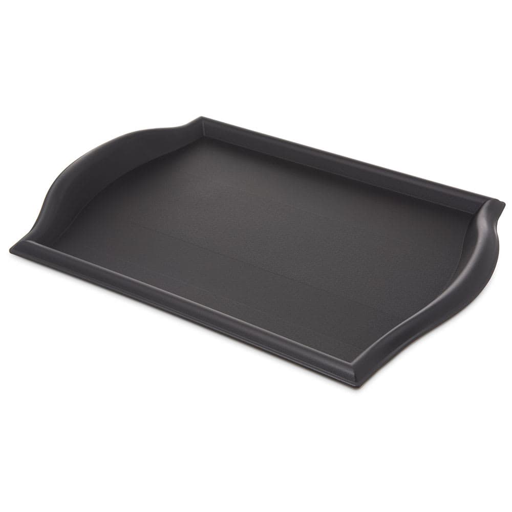 Carlisle Plastic Fast Food Tray - 17"L x 12"W, Black (1217BT03)