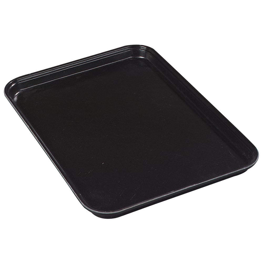 Carlisle Rectangular Market Tray - 17 3/4" x 12 3/4", Ebony (1318FMT309)