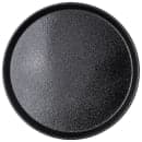 Carlisle 14" Round Griptite™ 2 Serving Tray - Fiberglass, Black (1400GR2004) thumbnail 2