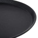 Carlisle 14" Round Griptite™ 2 Serving Tray - Fiberglass, Black (1400GR2004) thumbnail 3