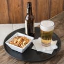 Carlisle 14" Round Griptite™ 2 Serving Tray - Fiberglass, Black (1400GR2004) thumbnail 5
