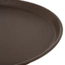 Carlisle 14" Round Griptite™ 2 Serving Tray - Fiberglass, Brown (1400GR2076) thumbnail 3